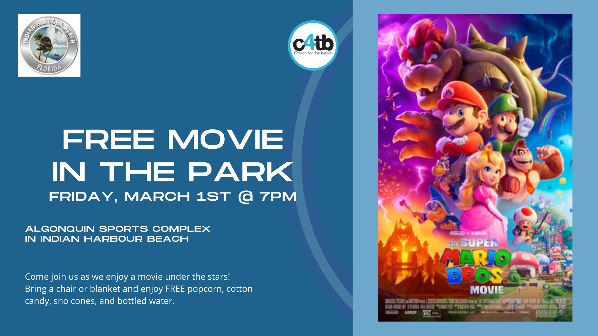 MOVIE NIGHT IN THE PARK -Mario